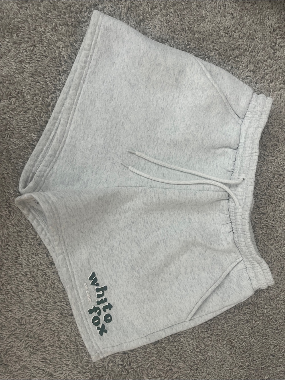 White Fox Boutique Light Gray Sweat Shorts